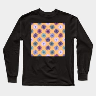 Deco Suns Cool on Pale Orange Repeat 5748 Long Sleeve T-Shirt